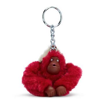 Kipling Mom And Baby Sven Monkey Keychain Accessories Rød | DK 1951VR